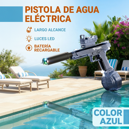Pistola de Agua Eléctrica Con Luces