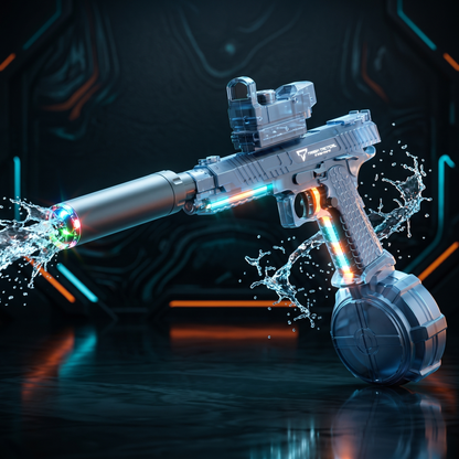 Pistola de Agua Eléctrica Con Luces