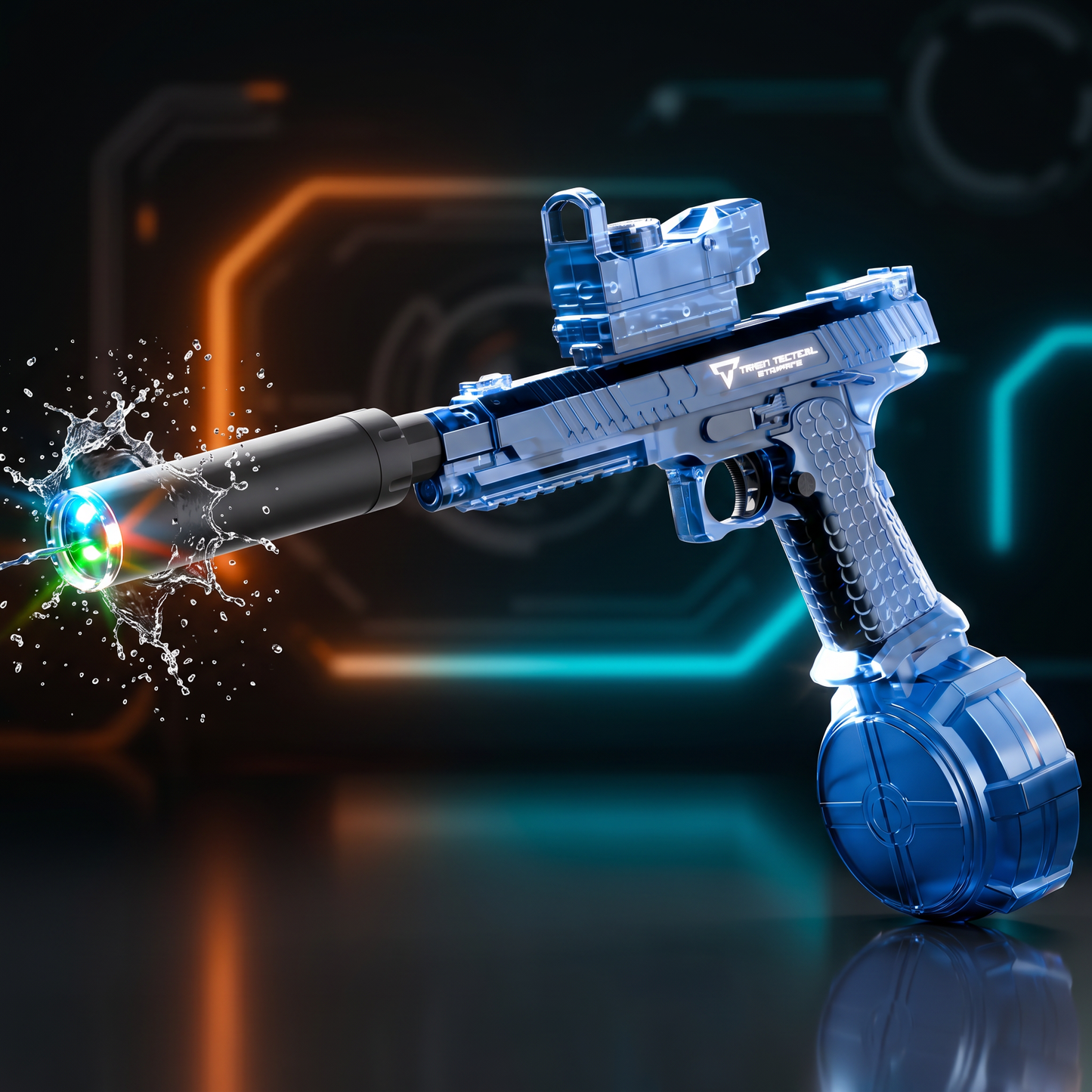 Pistola de Agua Eléctrica Con Luces