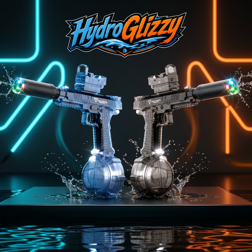 Pistola de Agua Eléctrica Con Luces